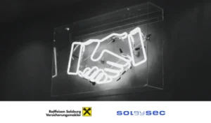 Kooperation von Raiffeisen Salzburg Versicherung GmbH mit solbytech für den Leistungsbereich solbysec